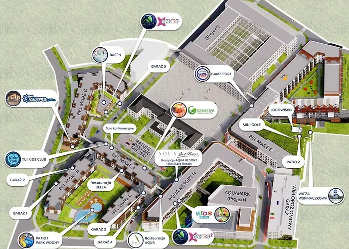 アパート Bel Mare Aquapark By Four Seasons